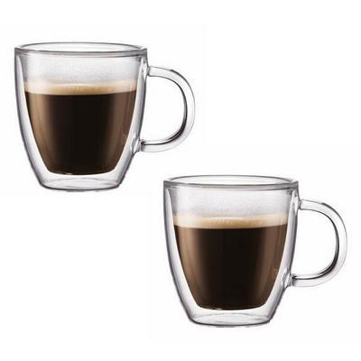 SET TAZAS PARA ESPRESSO BODUM DE DOBLE PARED 400